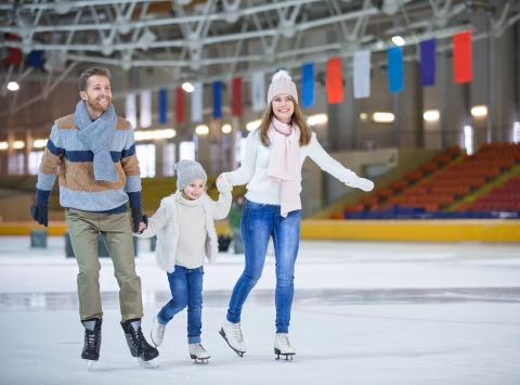 Eislaufspaß im Eissportzentrum Oberstdorf