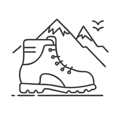 Wanderschuh – Symbol für Wanderungen durch die Allgäuer Natur